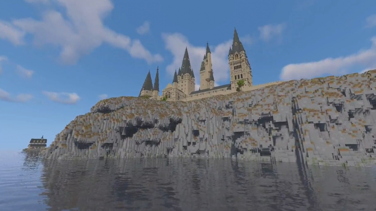 Гоґвортс в Minecraft / скриншот з відео Гоґвортс в Minecraft / скриншот з відео