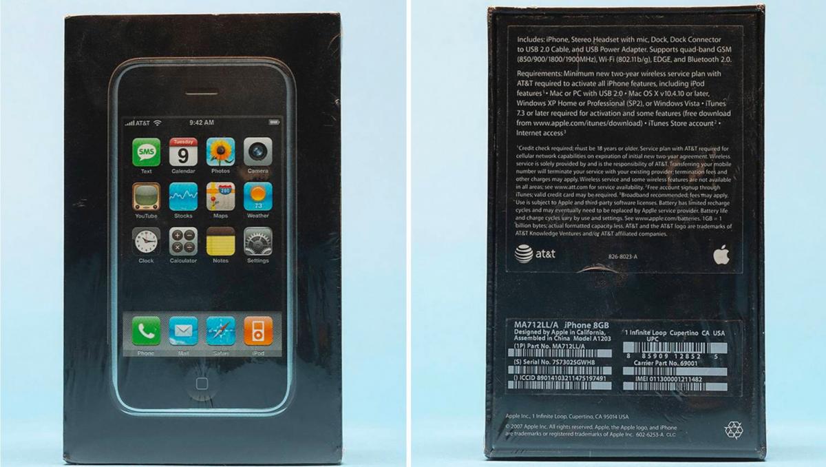 На аукціоні за 1,2 млн грн продали нерозпечатаний iPhone / джерело: RR Auction На аукціоні за 1,2 млн грн продали нерозпечатаний iPhone / джерело: RR Auction