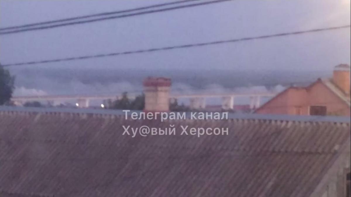 ВСУ попали в Антоновский мост / скриншот ВСУ попали в Антоновский мост / скриншот