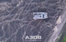 "Азовці" на Запорізькому напрямку різними способами знищили дві ворожі БМП (відео)