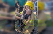 На Полтавщині півторарічне маля врятували із каналізаційного колектора (фото)