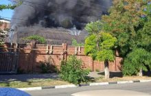 "Бавовна" зранку: у російському Єйську навпроти Маріуполя прогриміли вибухи (фото, відео)