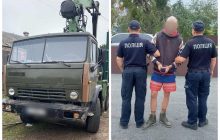 Викрав КамАЗ та загубив паспорт: під Києвом затримали злодія-невдаху (фото)