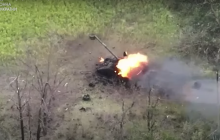 Аж башню оторвало: пограничники показали феерическое уничтожение российского танка (видео)