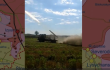 Под Харьковом бойцы ТрО самостоятельно собрали реактивную установку залпового огня (видео)