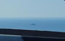 Окупанти вивели у море чотири військові кораблі до південного берега Криму (фото)