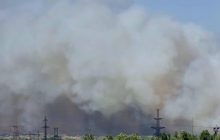 Енергодар повністю залишився без світла та води через обстріли росіян: горить ліс (фото)