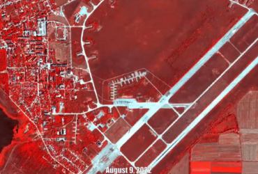 Опубліковано інфрачервоні супутникові знімки аеродрому Саки у Новофедорівці