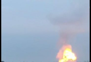 Момент взрыва в Крыму попал на видео