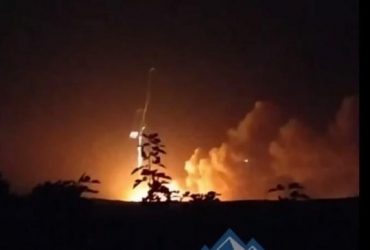 На Донбасі згорів черговий склад боєприпасів РФ (відео)