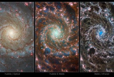 Ученые объединили снимки телескопов Хаббла и Уэбба: вот, что у них получилось (фото)