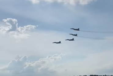 В Словакии трогательно попрощались с Миг-29, которые хотят передать Украине (видео)