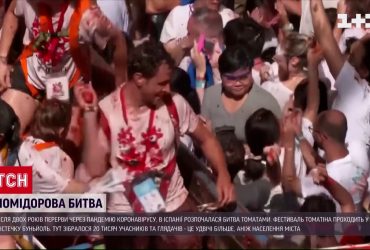 130 тысяч тонн помидоров: в Испании началось настоящее сражение томатов