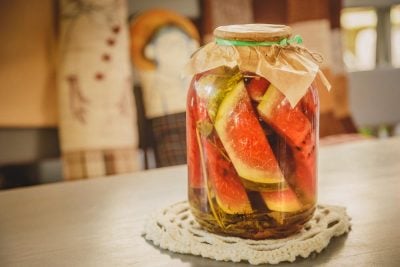 Арбузы в сладком маринаде на зиму (без уксуса) — рецепт с фото пошагово
