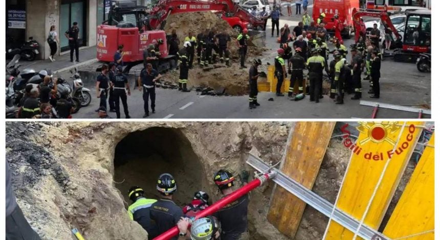 З тунелю під Ватиканом рятувальники дістали ймовірного грабіжника банків