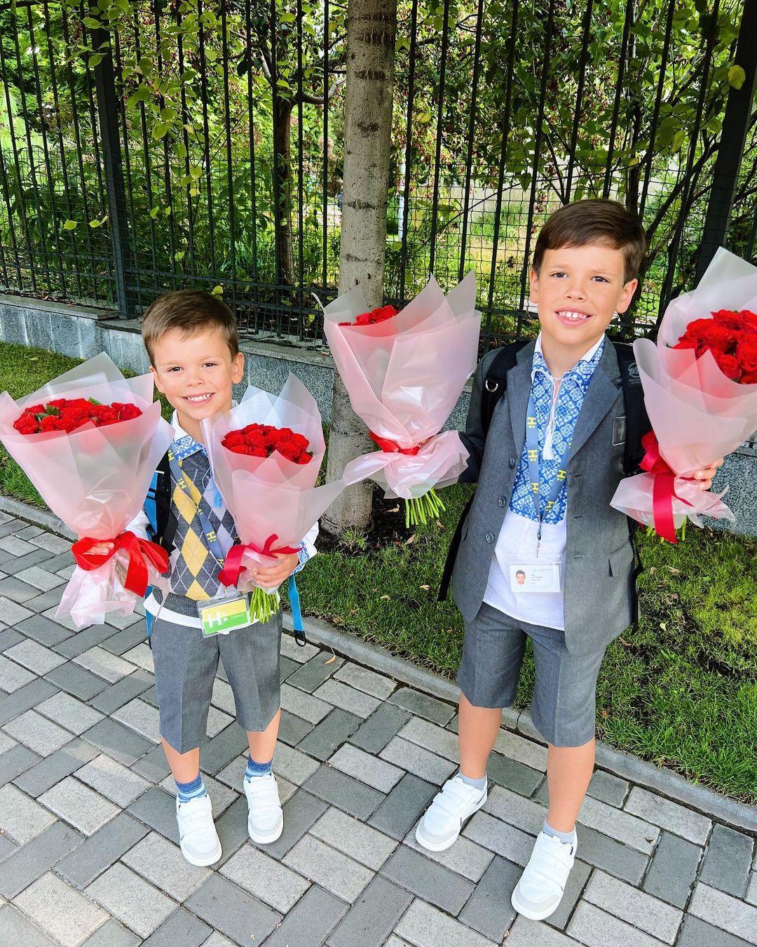 Дети Решетника пошли в школу / фото instagram.com