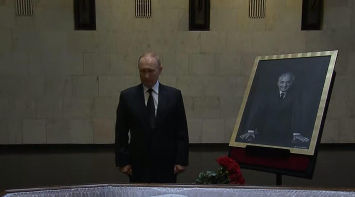 Putin said goodbye to Gorbachev in the hospital / screenshot