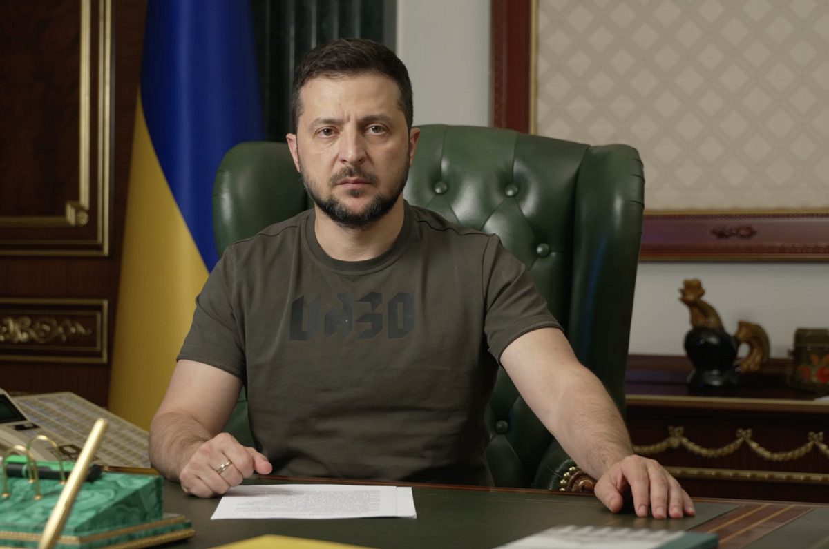 Zelensky urged Russians to attend rallies because it is safer than the war in Ukraine / photo president.gov.ua