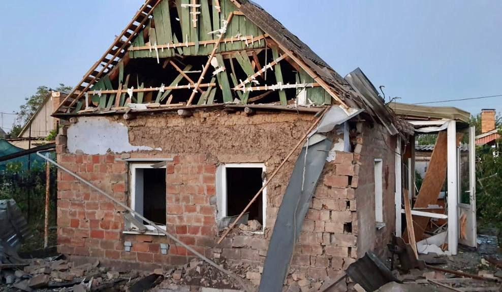 Росіяни обстріляли Нікополь / фото Дніпропетровська ОДА Росіяни обстріляли Нікополь / фото Дніпропетровська ОДА