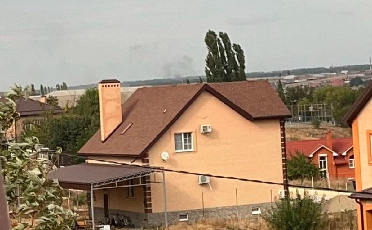 According to eyewitnesses, the explosion occurred near Chaltyr / photo 161.ru