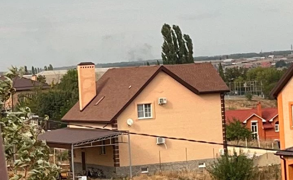 According to eyewitnesses, the explosion occurred near Chaltyr / photo 161.ru According to eyewitnesses, the explosion occurred near Chaltyr / photo 161.ru