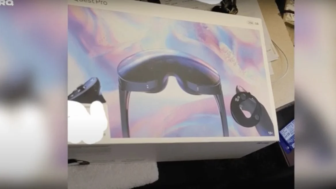Ще не аносовану VR-гарнітуру Meta "злили" за місяць до презентації / скріншот Ще не аносовану VR-гарнітуру Meta "злили" за місяць до презентації / скріншот