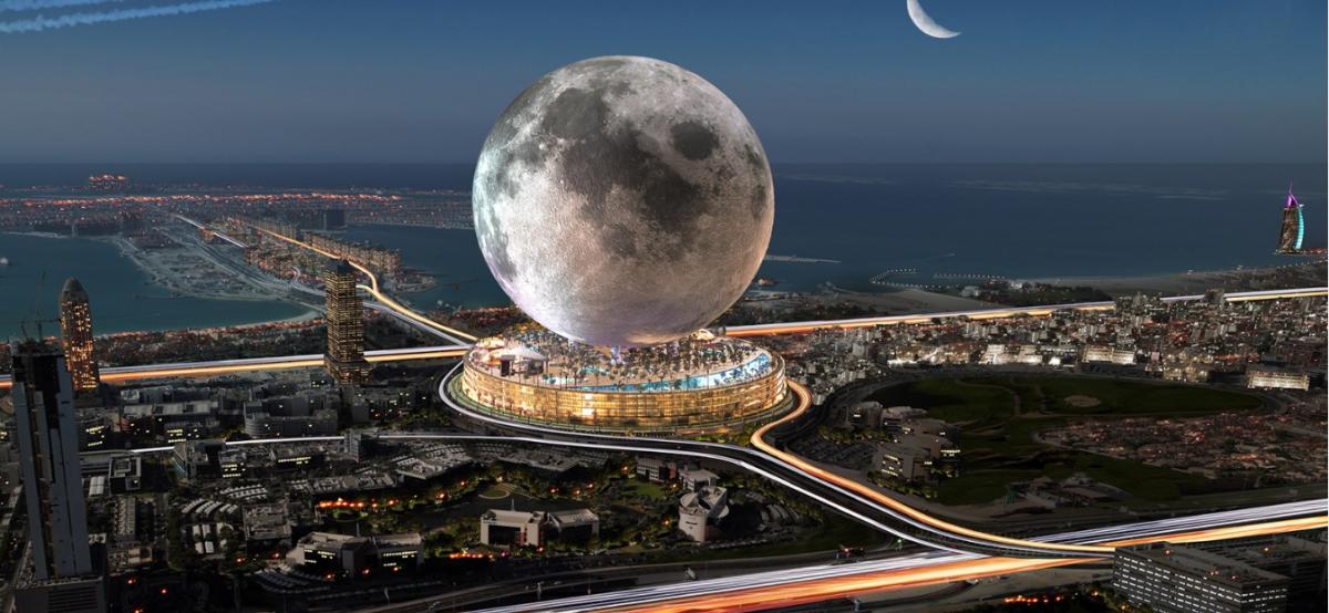 Концепция лунного отеля в Дубае / фото Moon World Resorts Концепция лунного отеля в Дубае / фото Moon World Resorts