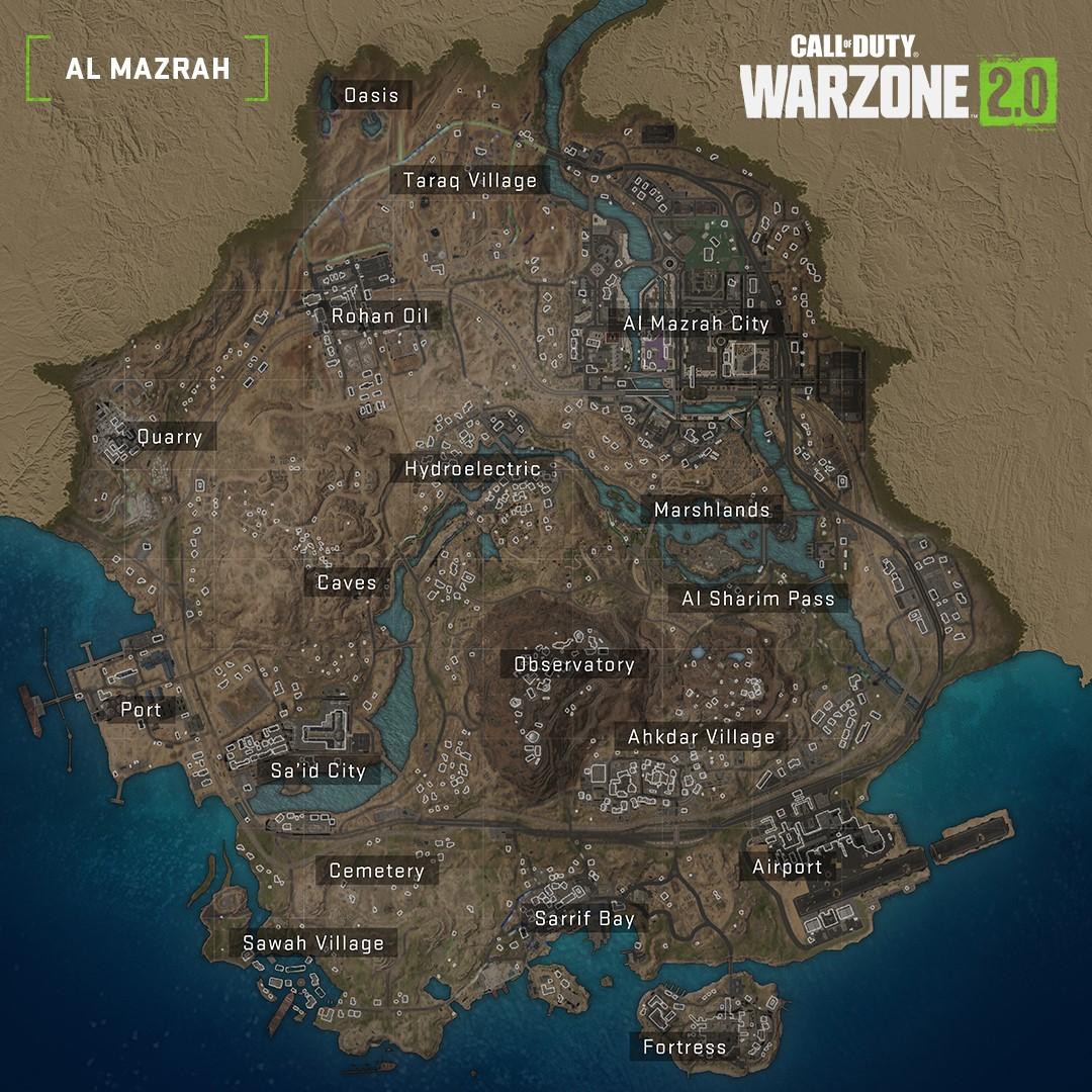 Карта в Warzone 2.0 / фото Infinity Ward