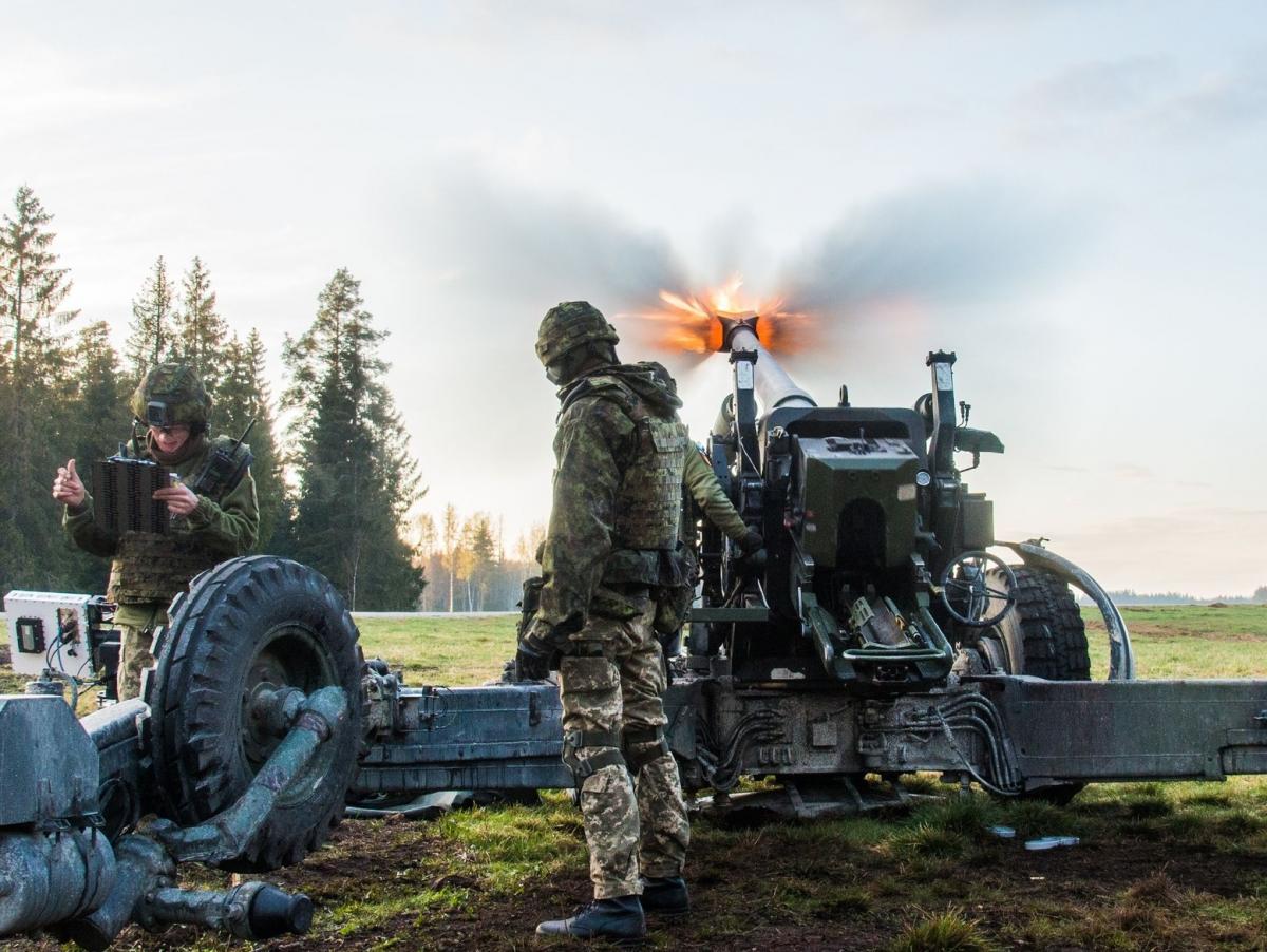 Soldiers of the Armed Forces of Ukraine are training in Estonia / photo by the press service of the Headquarters of the Estonian Defense Forces