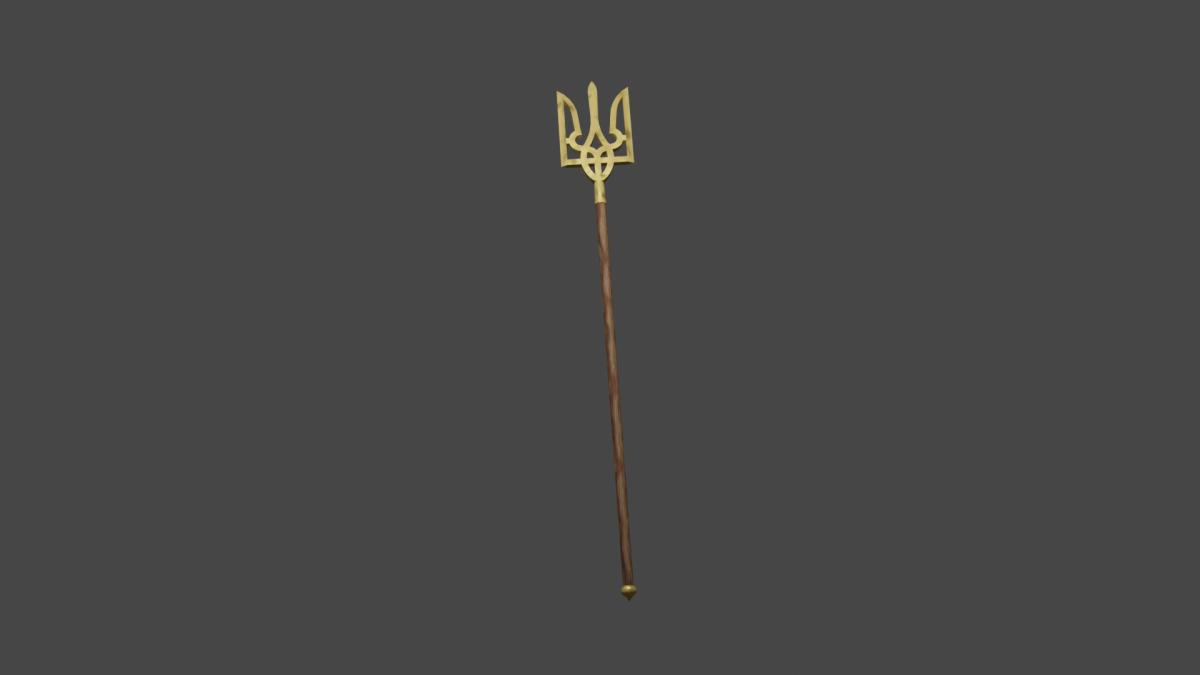 Ukraine's might — Two-handed trident modder's resource / фото Nexus Mods Ukraine's might — Two-handed trident modder's resource / фото Nexus Mods