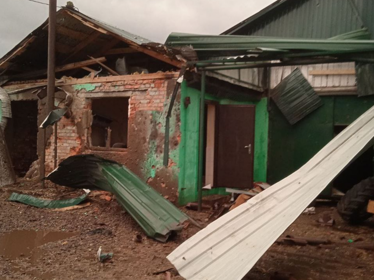 Another shelling of the Sumy region / photo t.me/Zhyvytskyy Another shelling of the Sumy region / photo t.me/Zhyvytskyy
