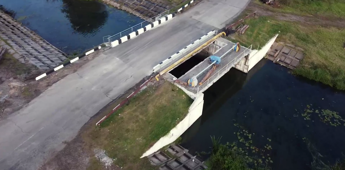 Міст через річку Здвиж повністю функціонує / скріншот відео