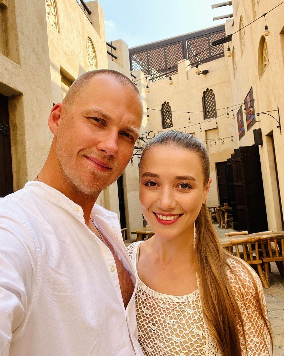 Анна Козырь с мужем / фото instagram.com
