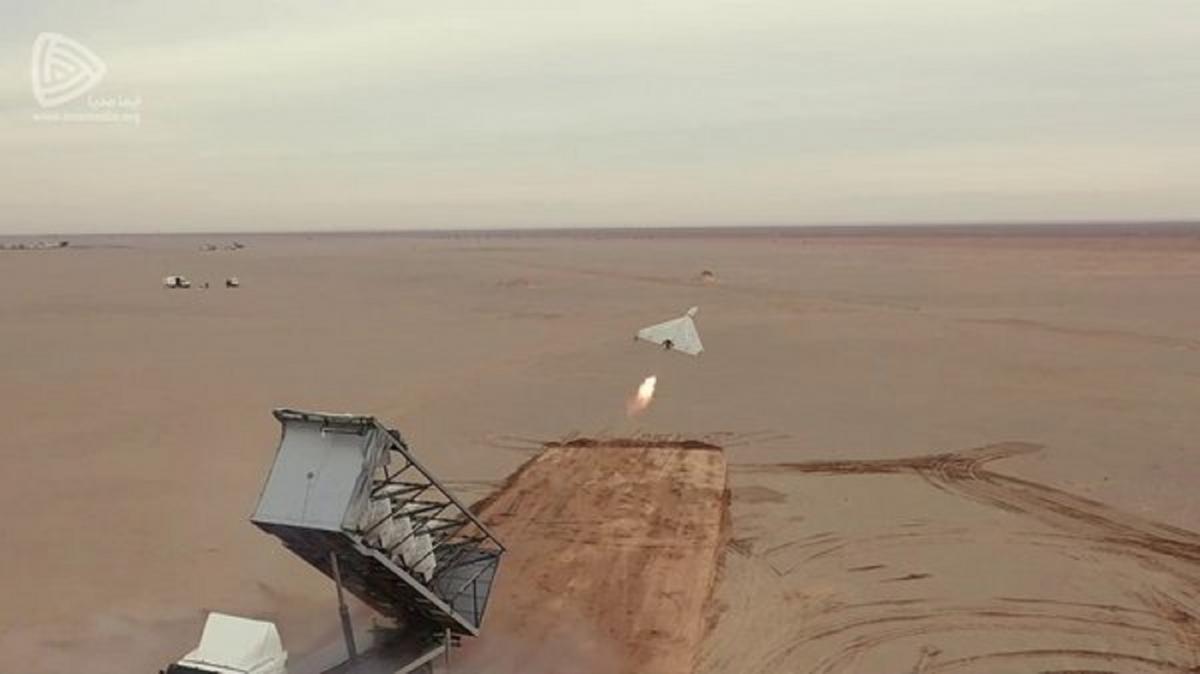 Мобильная пусковая установка дронов-камикадзе Shahed-136 / Фото: "Милитарный" 
