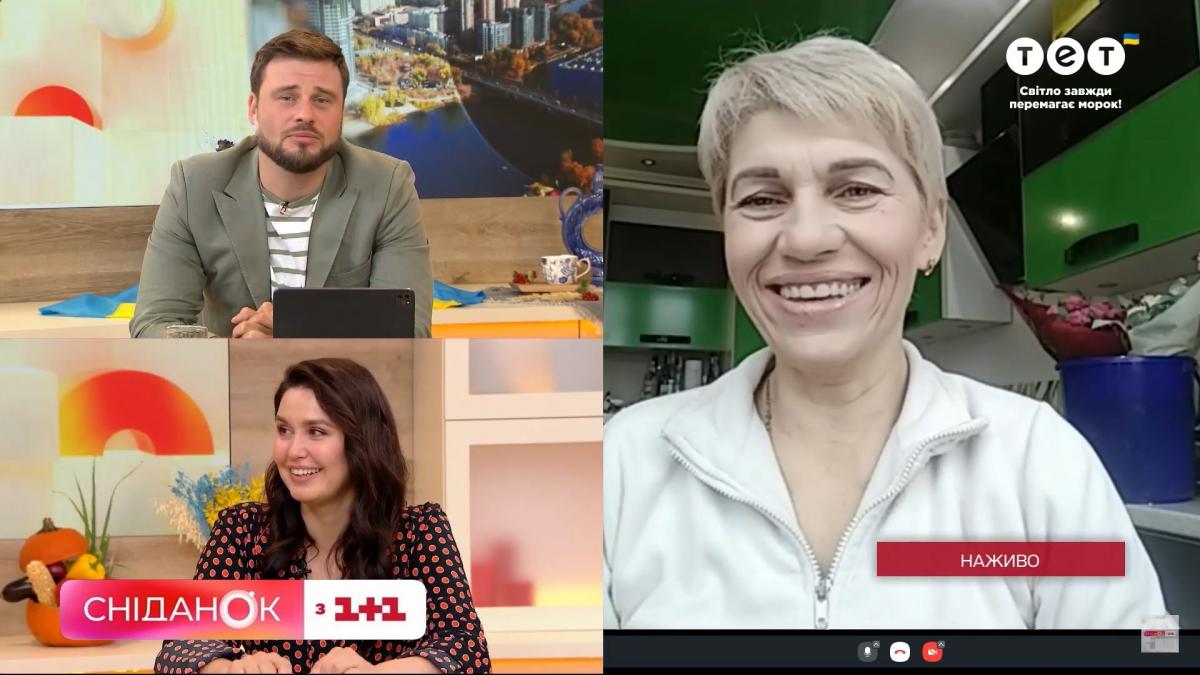 Iryna Yurchenko talked about the first meeting with her son after being released from captivity / screenshots of the video