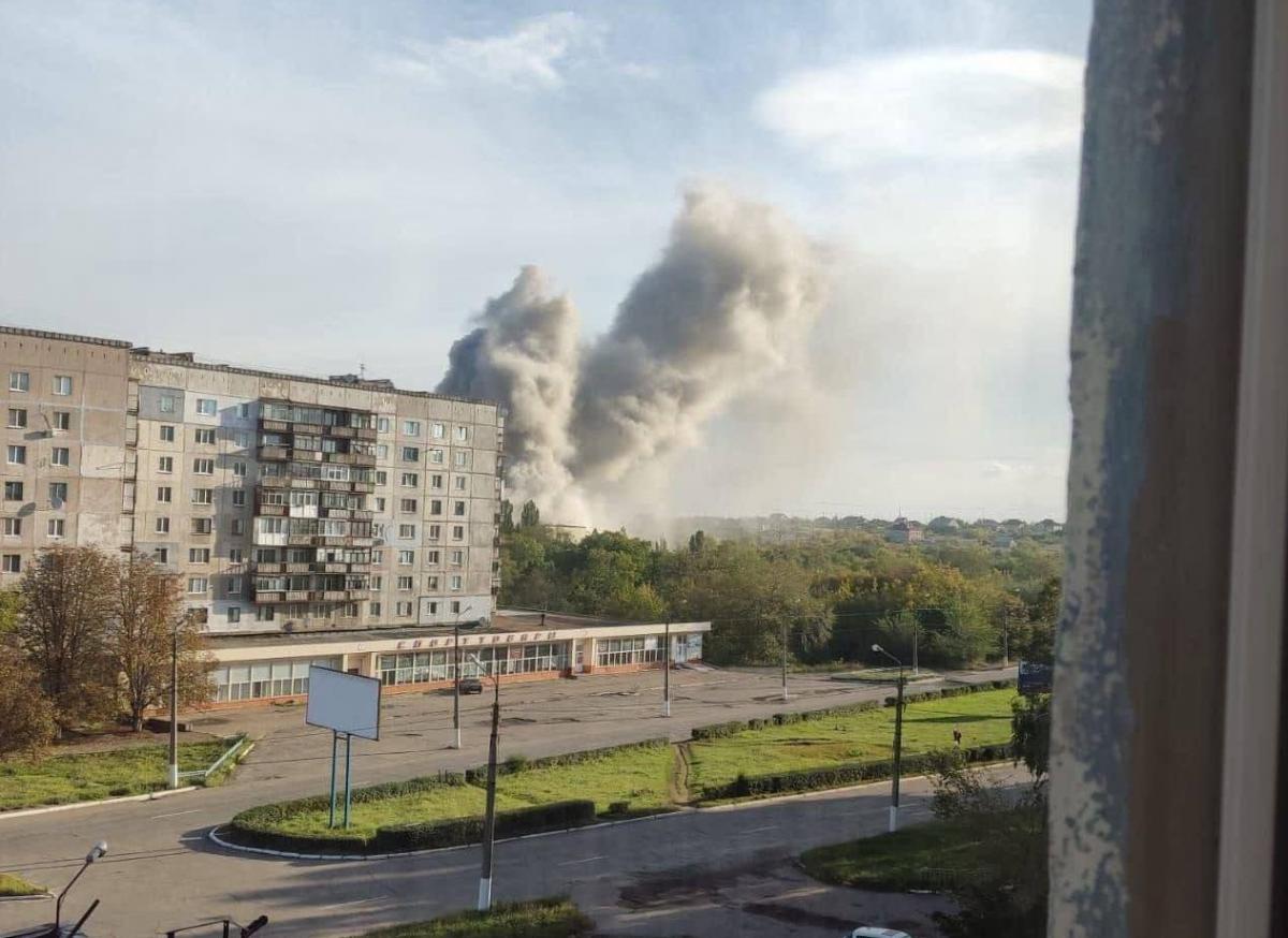 В Алчевську знищено склад боєприпасів окупантів / Фото: Facebook Сергія Гайдая