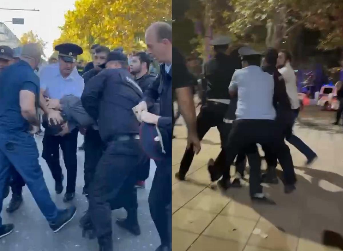 Протесты против мобилизации: в Дагестане начались массовые задержания / скриншот Протесты против мобилизации: в Дагестане начались массовые задержания / скриншот