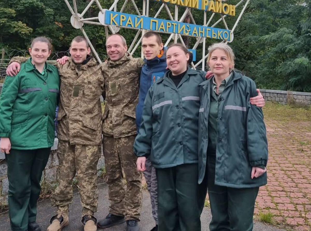 Звільнені з російського полону українці / фото t.me/ermaka2022