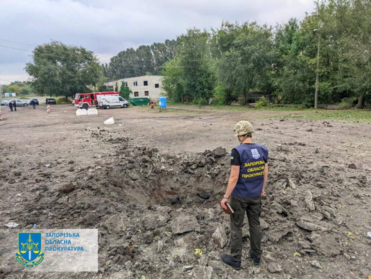 Россияне ударили по Запорожью / t.me/pgo_gov_ua/6297 Россияне ударили по Запорожью / t.me/pgo_gov_ua/6297