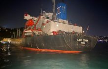 Суховантаж з українським експортом сів на мілину в Босфорській протоці, рух призупинено