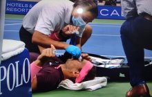 "Я это заслужил": легенда тенниса разбил себе нос ракеткой в матче US Open-2022 (видео)