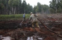 На Київщині знову пожежі на торфах: столиця в диму (фото)