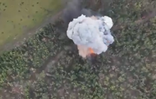 На Донбасі українські десантники знищили сучасний бронеавтомобіль Росгвардії "Патруль" (відео)