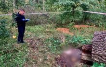 В Мощуне нашли останки убитого оккупантами человека со следами казни (фото)