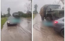 В РФ военные протаранили авто с белгородским волонтером (видео)