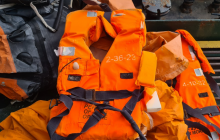 У Чорному морі виловили рятувальний пліт із знищеного крейсера "Москва" (відео)