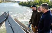 Дві ворожі ракети попали в Печенізьку дамбу, пошкоджено верхній шлюз - Синєгубов