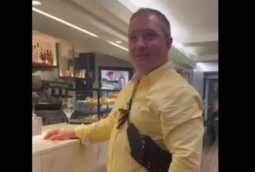 В Іспанії російський патріот вирішив повчити українок фашизму (відео)