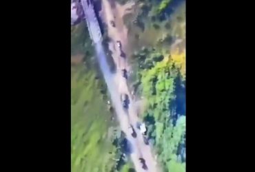 Огромная колонна техники оккупантов сбежала из Изюма (видео)