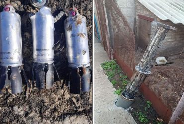 Оккупанты обстреляли Никополь кассетными боеприпасами